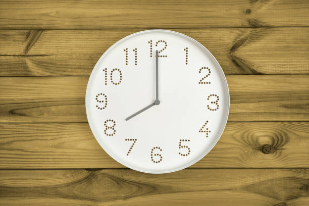 istock Eight o'clock. Time management or business concept. 1925560257