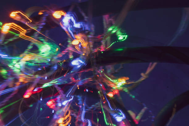 istock Close up of Christmas lights shining 1925566068