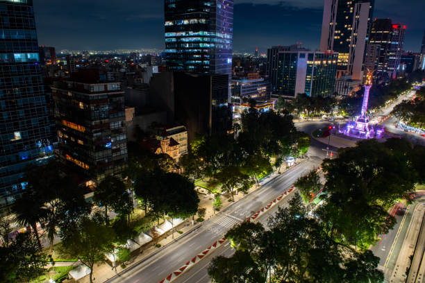 istock High night view of Paseo de la Reforma 1925577171