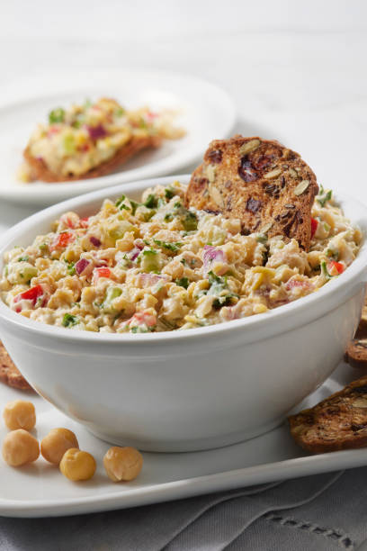 istock Creamy Chick Pea Salad Dip 1925599318