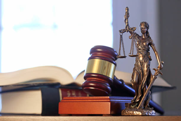 istock Lady Justice And Gavel In Front Of Open Law Book 1925628659