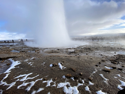 A view of Iceland Scenery near the Geysir