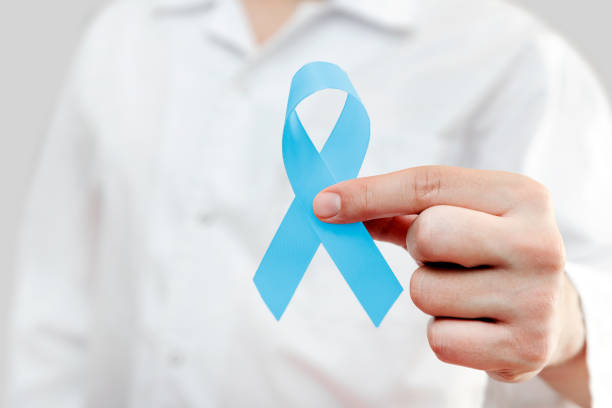 istock Man holding prostate cancer awareness ribbon 1925672065