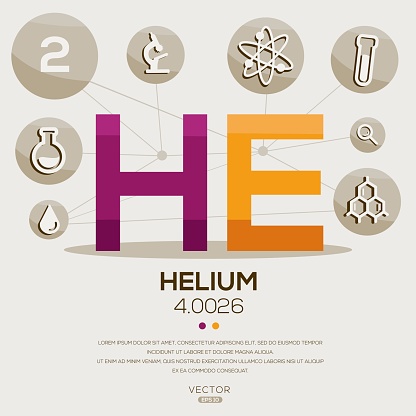 He Items He The Periodic Table Element Stock Illustration - Download Image Now ...