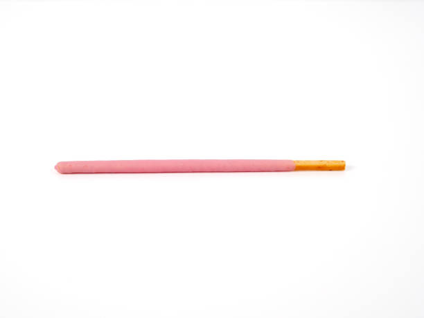 Crispy sticks in pink sugar glaze.