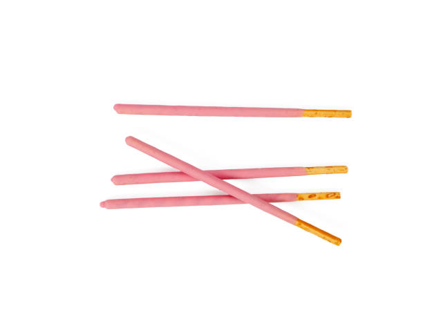 istock Crispy sticks in pink sugar glaze. 1925722714