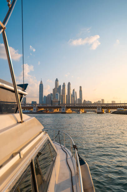 istock View of Dubai from sea during a cruise 1925769267
