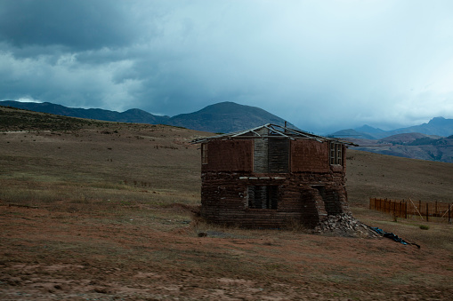 abandoned house, Inca Valley,Peru