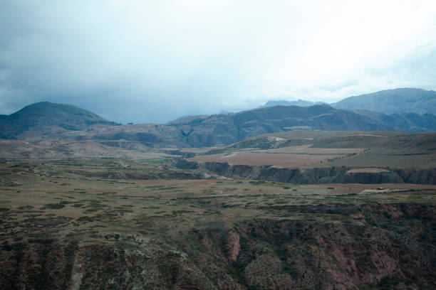 istock mountains view on Inka Valley trail, Peru 1925791458