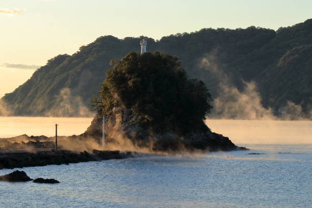 istock A frost smoke rising from the sea (Futana Island, Nakatosa Town, Kochi Prefecture) 1925824799