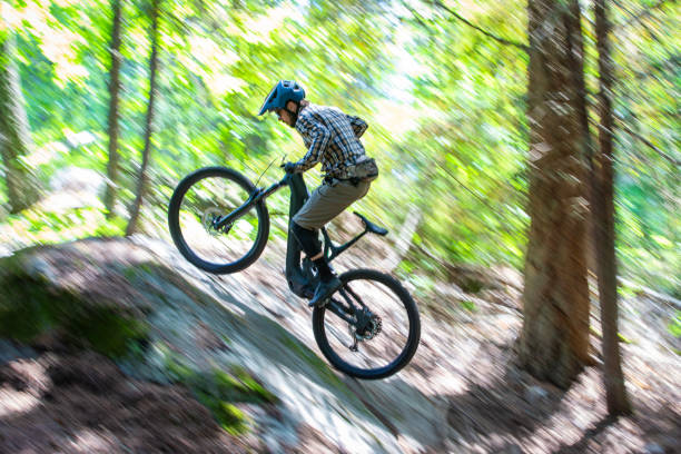 istock E-Bike Mountain Biking up a Steep Rock 1925828432