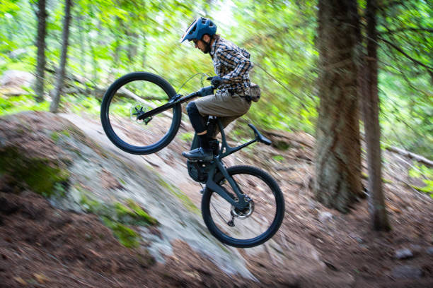 istock E-Bike Mountain Biking up a Steep Rock 1925828443