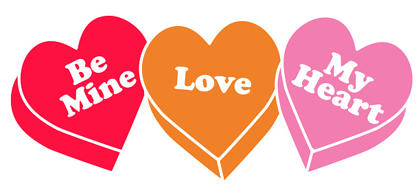 Vector illustration of a Valentine's Day text design design. Includes editable vector eps and jpg file in download. Easy to edit. All fonts outlined.