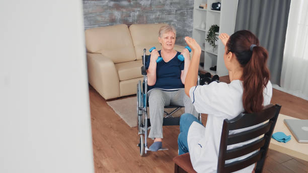 istock Invalid old woman recovering 1925876304