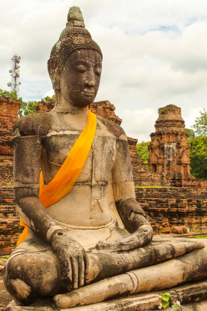 istock Buddha statue at Wat Mahathat in Buddhist temple complex, Thailand 1926017290