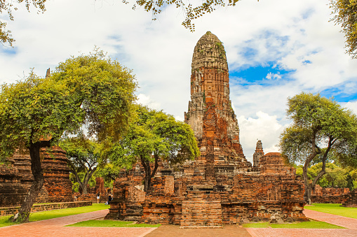 Siem Reap, Cambodia Angkor Wat Bayon temple, The building has a famous \