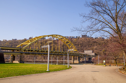 Fort Pitt Bridge in Pittsburgh Pennsylvania
