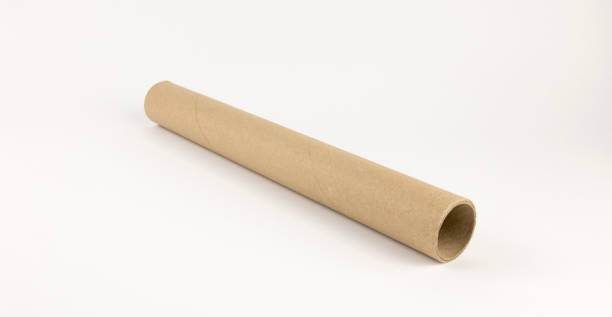 istock A used empty cardboard roll. A roll of paper towels. 1926112186