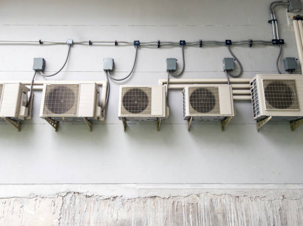 istock The compressor unit of the air conditioning system. 1926112202