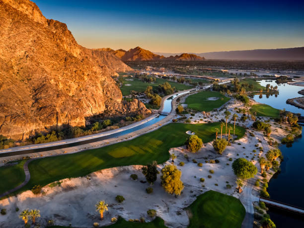 istock Mountains and lake in La Quinta at sunrise 1926271428