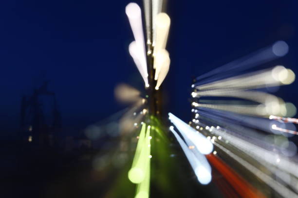 The light in the dark, the abstract background