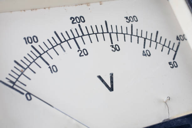 istock Close-up of an vintage ancient voltmeter 1926676745