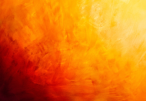 Grunge textured orange background with space for text or image.