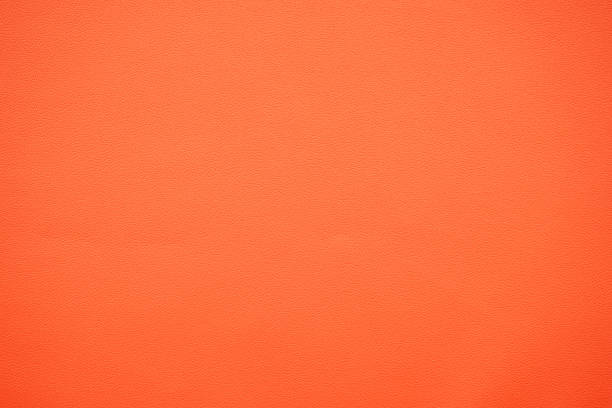 istock Texture of orange color leather sheet 1926768370