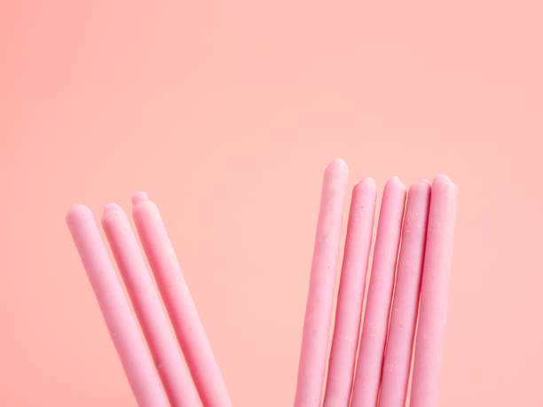 istock Crispy sticks in pink sugar glaze. 1926779058