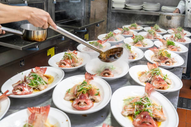 Showcooking to paella
