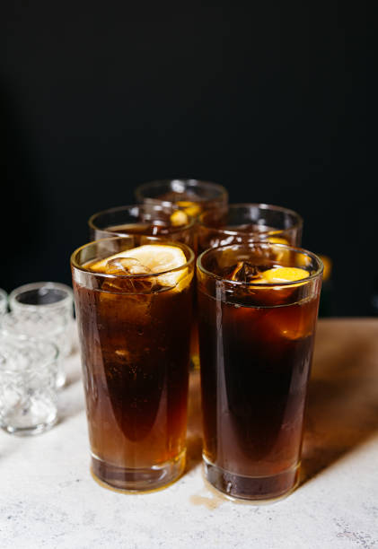 istock Rum and Cola Cocktails with Lemon 1926994186