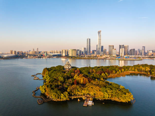 istock Suzhou Jinji Lake Urban Scenery 1927003211
