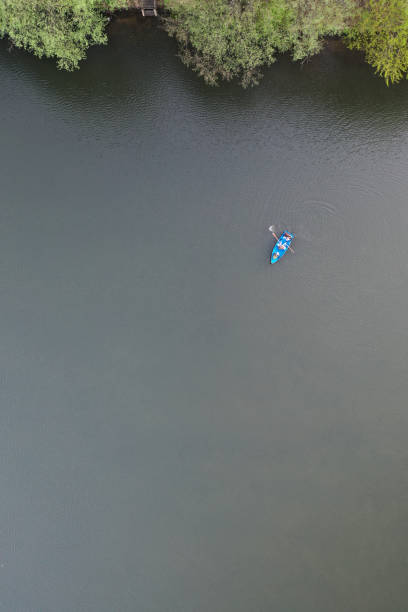 istock Serene Kayaking on a Calm Minsk River 1927070414