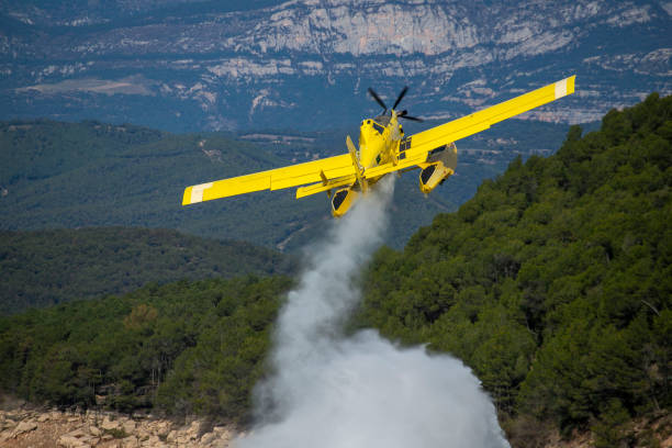 istock small planes and helicopters carrying out practices with swamp water 1927078407