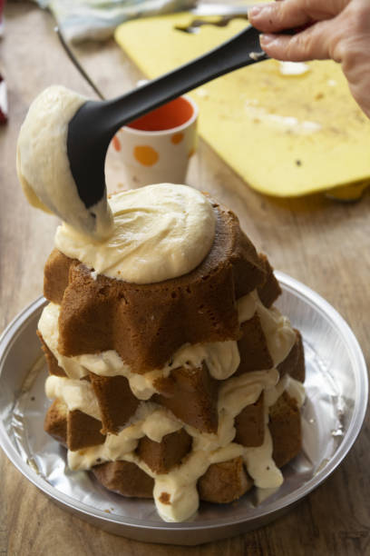 istock preparation of a cream-filled dessert 1927080567