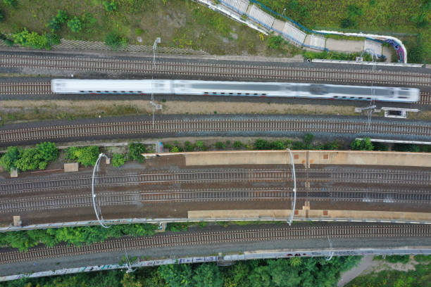istock Blurred Motion of Train in Urban Transit 1927120768