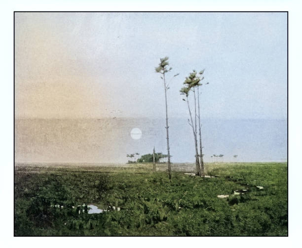 istock Antique photo of paintings: Landscape 1927180712
