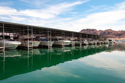 Boats on Lake Mead