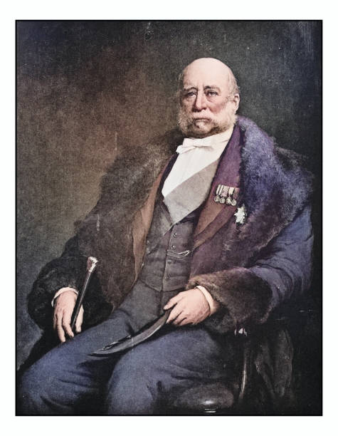 istock Antique photo of paintings: Man portrait 1927208886