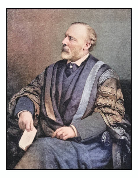 istock Antique photo of paintings: Man portrait 1927211378
