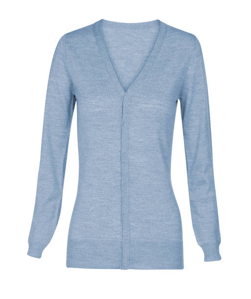 beige cardigan isolated on a white
