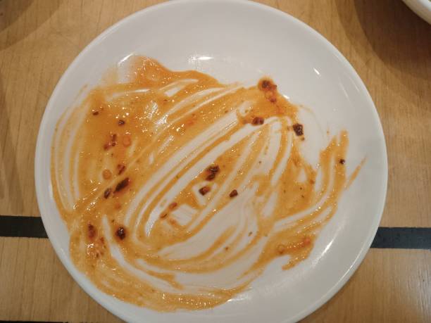 istock dirty plates used to eat 1927312560