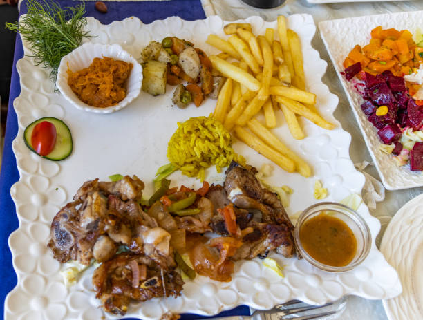 istock Traditional spiced Moroccan lamb with vegetables. 1927317717