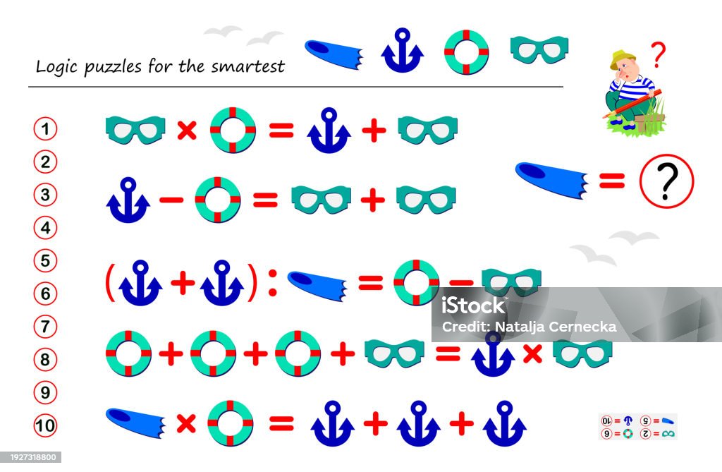 Logic Recreational Math Example Mathematical Logic Puzzle Game For Smartest Solve Examples And Count ...