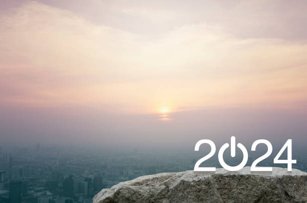 istock Happy new year 2024 success concept 1927362841