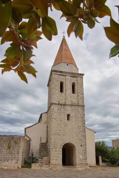 Church of Mother of God of Health (Majka Božja od Zdravlja) in Krk town, Croatia Church of Mother of God of Health (Majka Božja od Zdravlja) in Krk town, Croatia majkav stock pictures, royalty-free photos & images