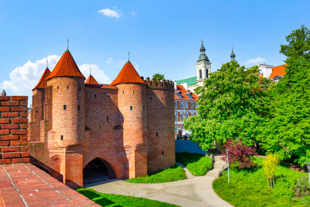 istock Warsaw Barbican in spring 1927427665