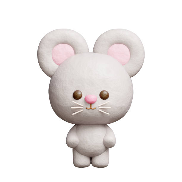 istock 3D cute rat standing, Cartoon animal character, 3D rendering. 1927448507