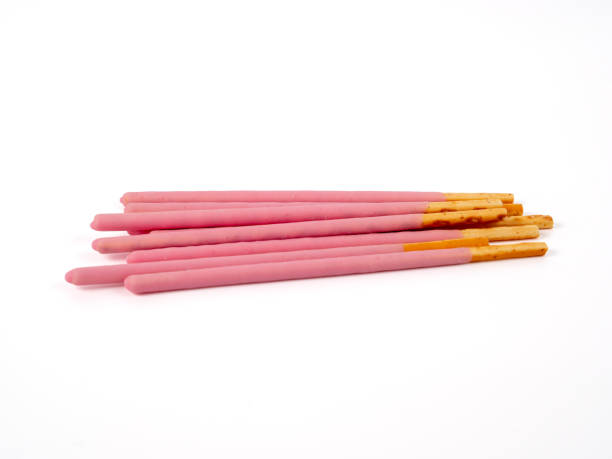 istock Crispy sticks in pink sugar glaze. 1927495282