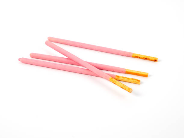 istock Crispy sticks in pink sugar glaze. 1927496335